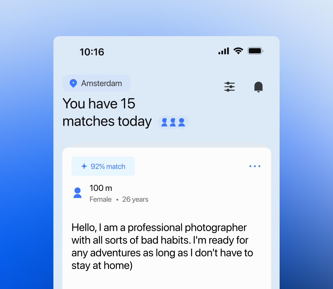 Nearby Kissmet matches
